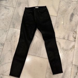 Good American Good Legs Coated Ankle Jeans